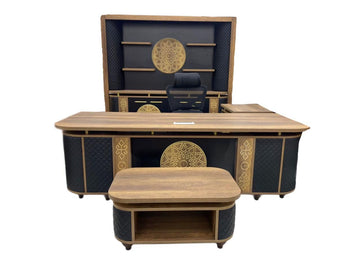 Executive Office Set – Desk, Chair & Storage