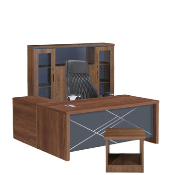 Executive Office Full Set – Desk, Chair & Storage