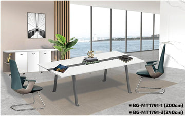 BG-MT1791 Modern Meeting Table – 200cm & 240cm Sizes Available