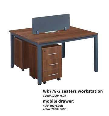 Contemporary 2-Seater Office Workstation – Model WK778