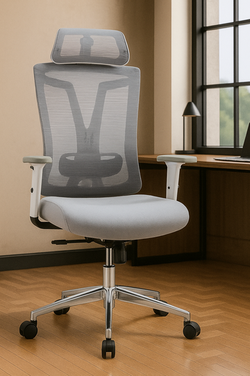 Ergonomic High Back Mesh Office Chair – Model 2202 (Black)