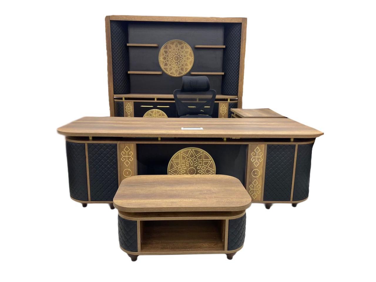 Executive Office Set – Desk, Chair & Storage