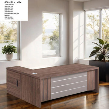 Elegant Executive Office Desk – Model 666