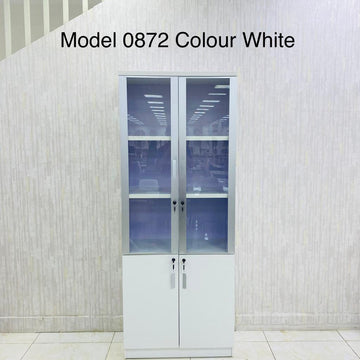 Model 0872 – Elegant White Metal Storage Cabinet