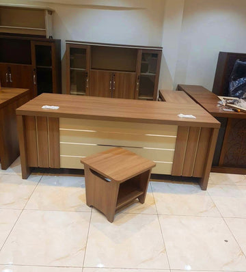 Modern Office Furniture Set 200 cm – Office Desk, Cabinet & Coffee Table